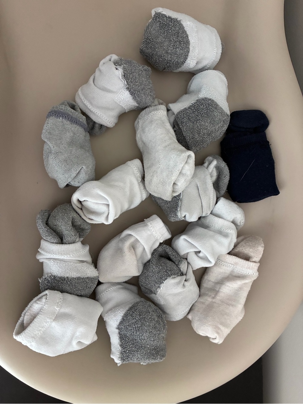 Source Unknown Kids No-Show Sock Bundle — White, Gray, Navy